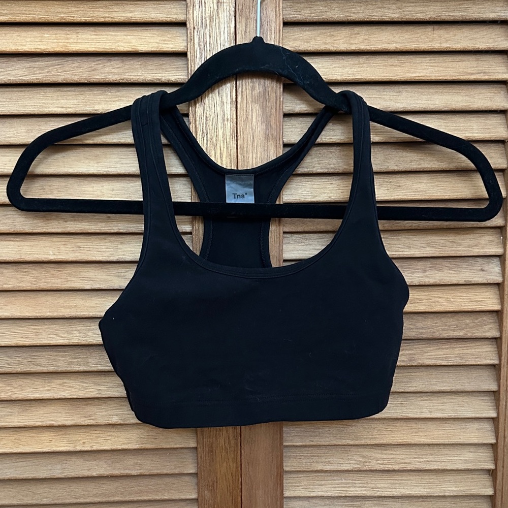 Black Racerback Sports Bra